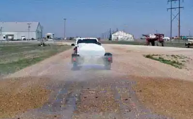 arena water trailer dust suppression