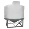 cone bottom storage tank on stand