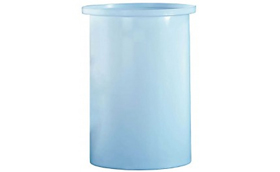 cylindrical plastic tank
