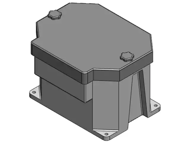 Custom roto molded battery protection box