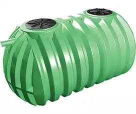 green septic tank