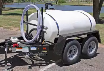 Water sprayer trailer