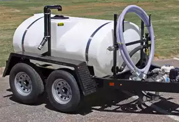 Firefighting Water Wagons come with pump and 25 foot fire hose